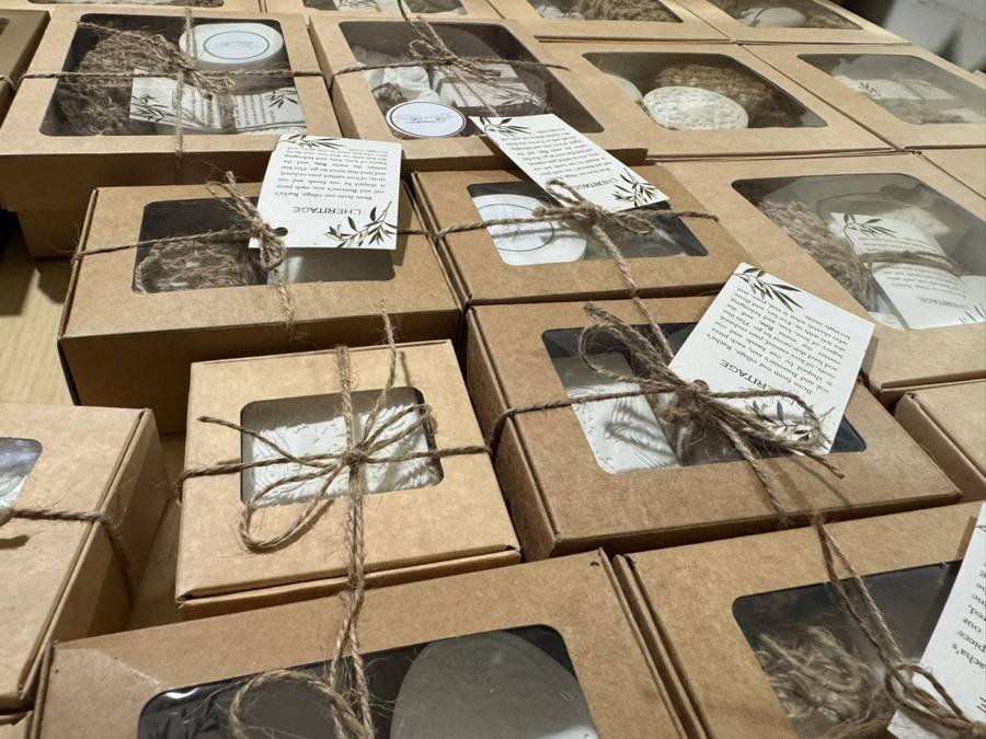 L'Heritage soap packages