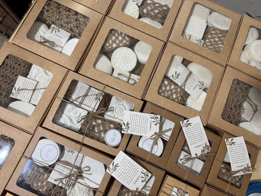 L'Heritage soap gift boxes